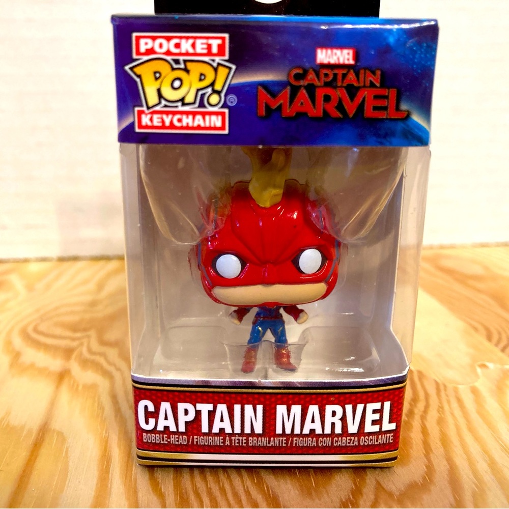 Funko Captain Marvel Bobblehead Keychain